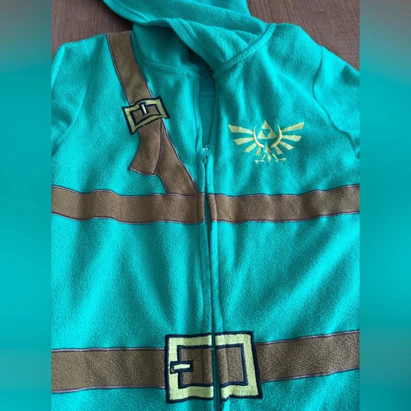 World of Zelda Link Fleece Union Suit with hood - Size XL - Picture 4 of 6